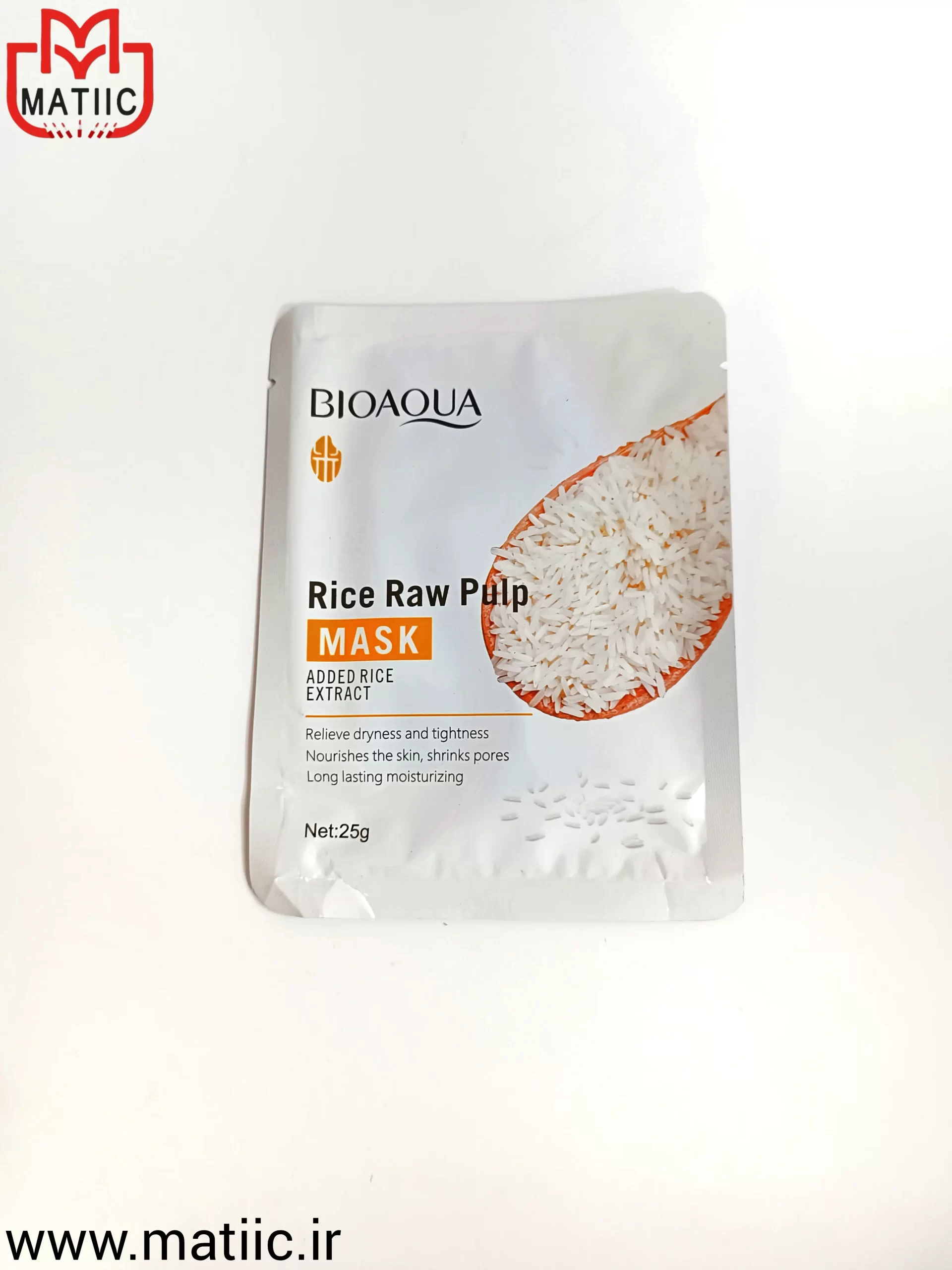 تصویری از ماسک ورقه ای برنج بیوآکوا